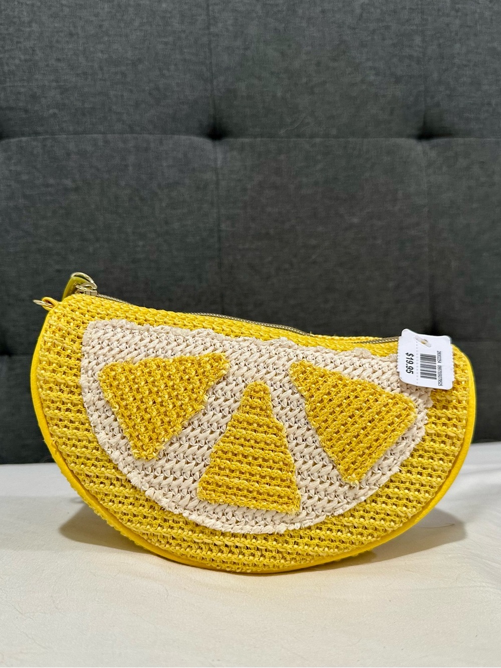 Bath & Body Works Yellow Citrus Lemon Cosmetic Pouch Makeup Bag NWT